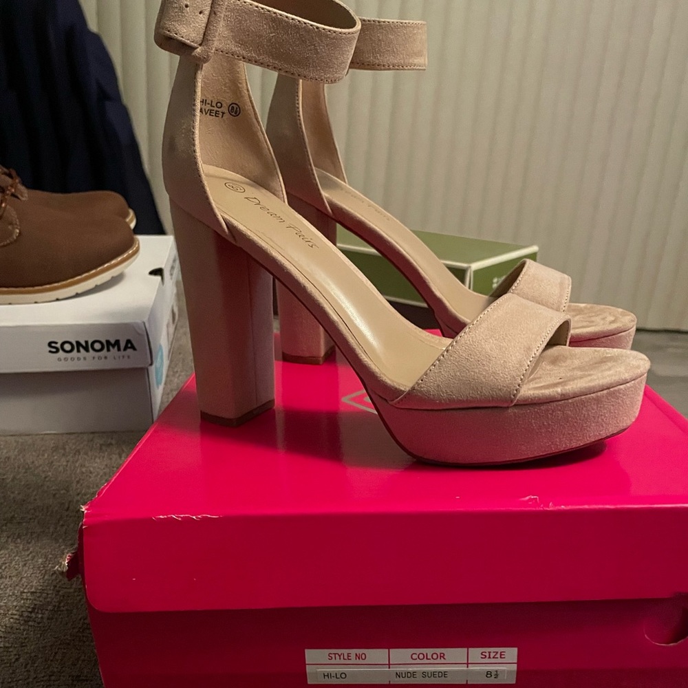 Dream pairs heels used ounce for a wedding